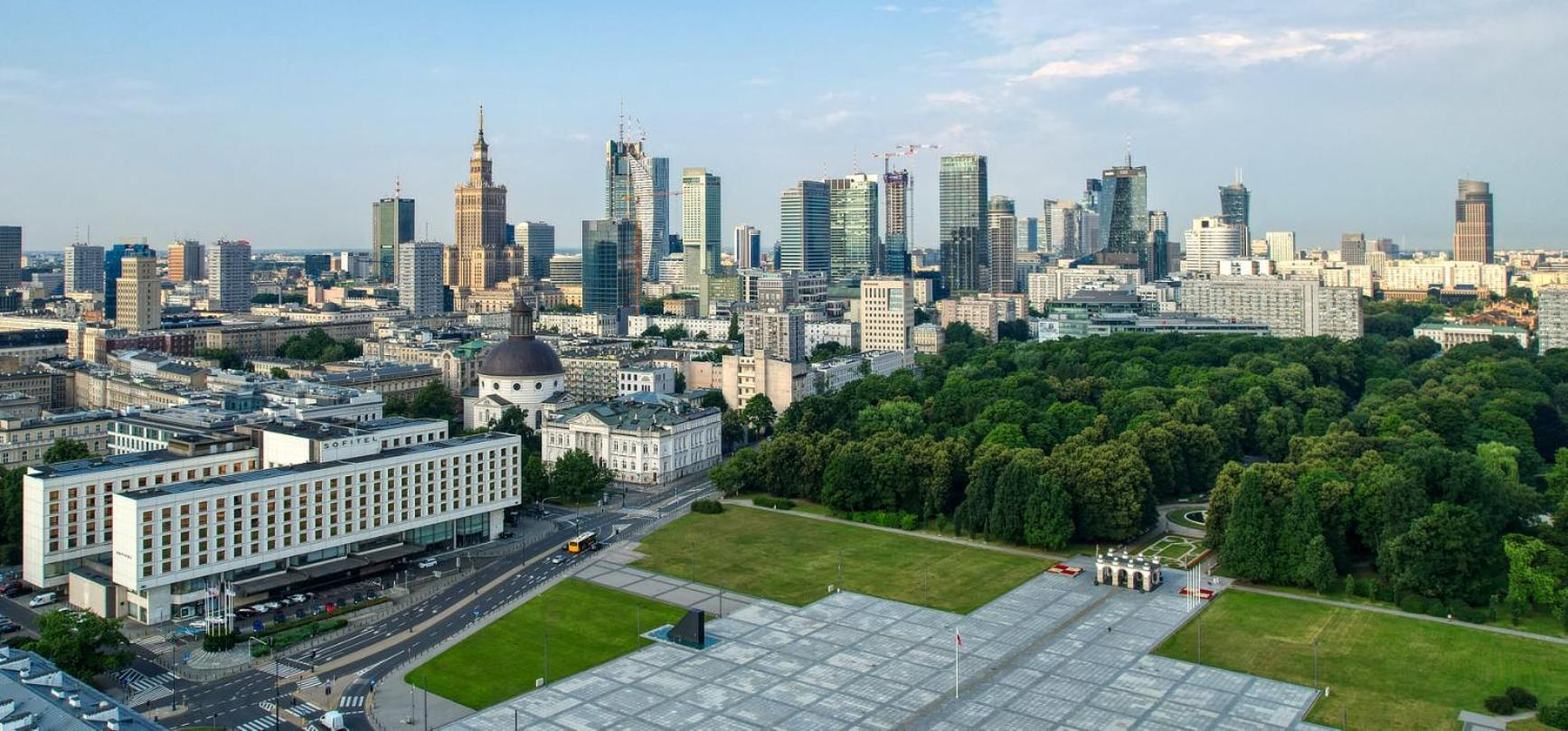 Super Apartment Yellow 2X Metro Fast Wifi 1 Gbs Netflix Panorama Miasta Warschau Exterior foto