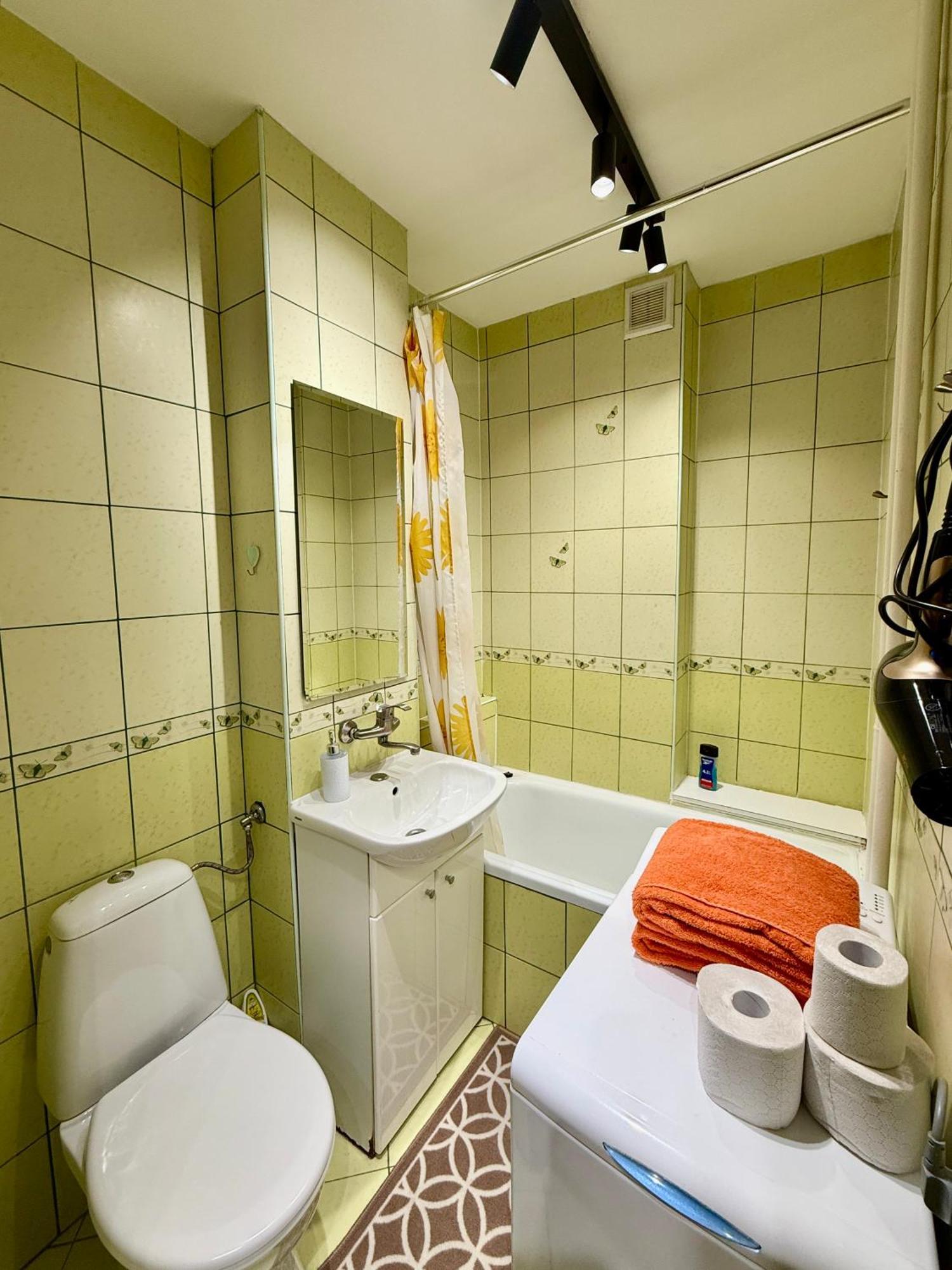 Super Apartment Yellow 2X Metro Fast Wifi 1 Gbs Netflix Panorama Miasta Warschau Exterior foto