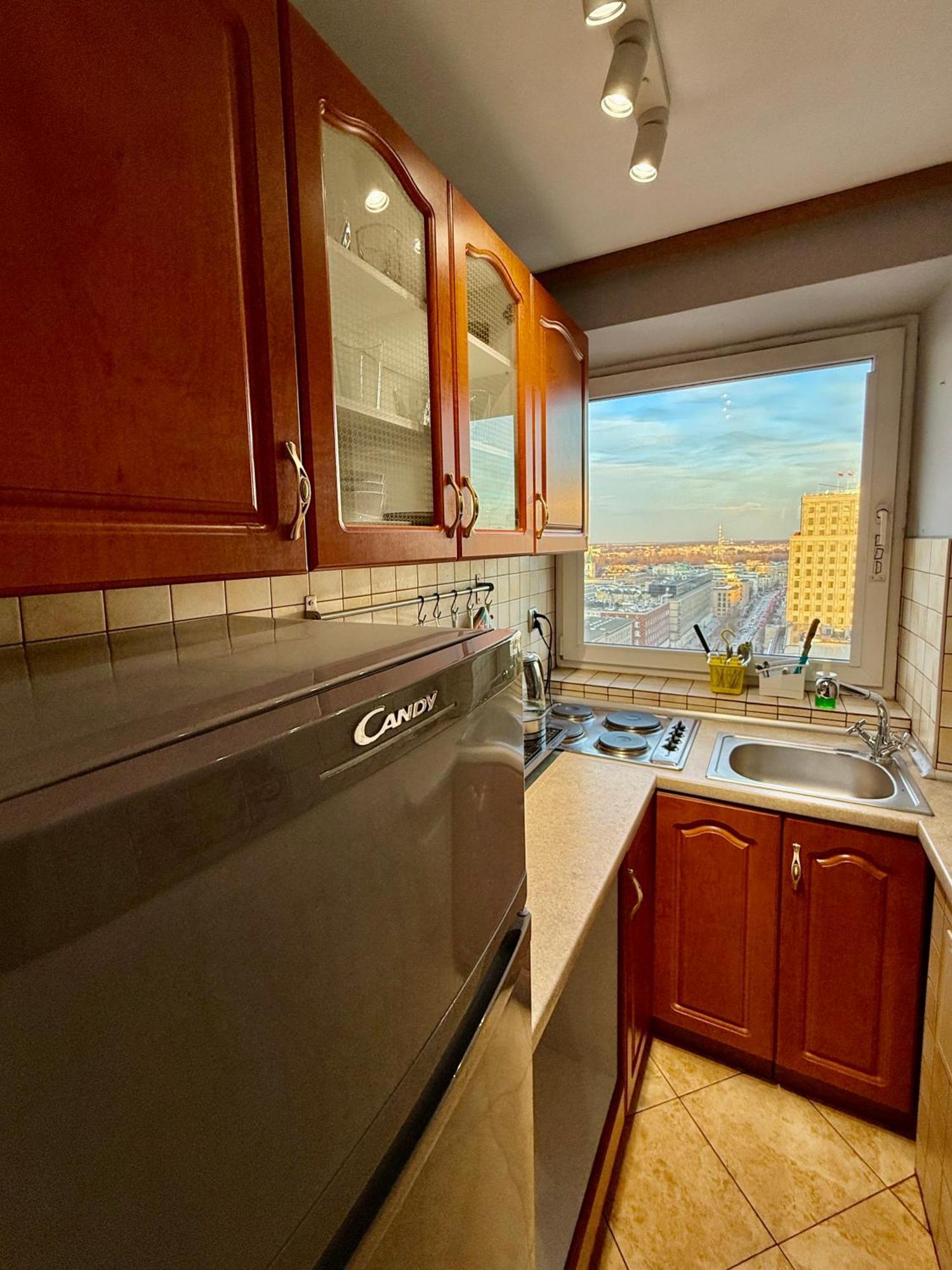 Super Apartment Yellow 2X Metro Fast Wifi 1 Gbs Netflix Panorama Miasta Warschau Exterior foto