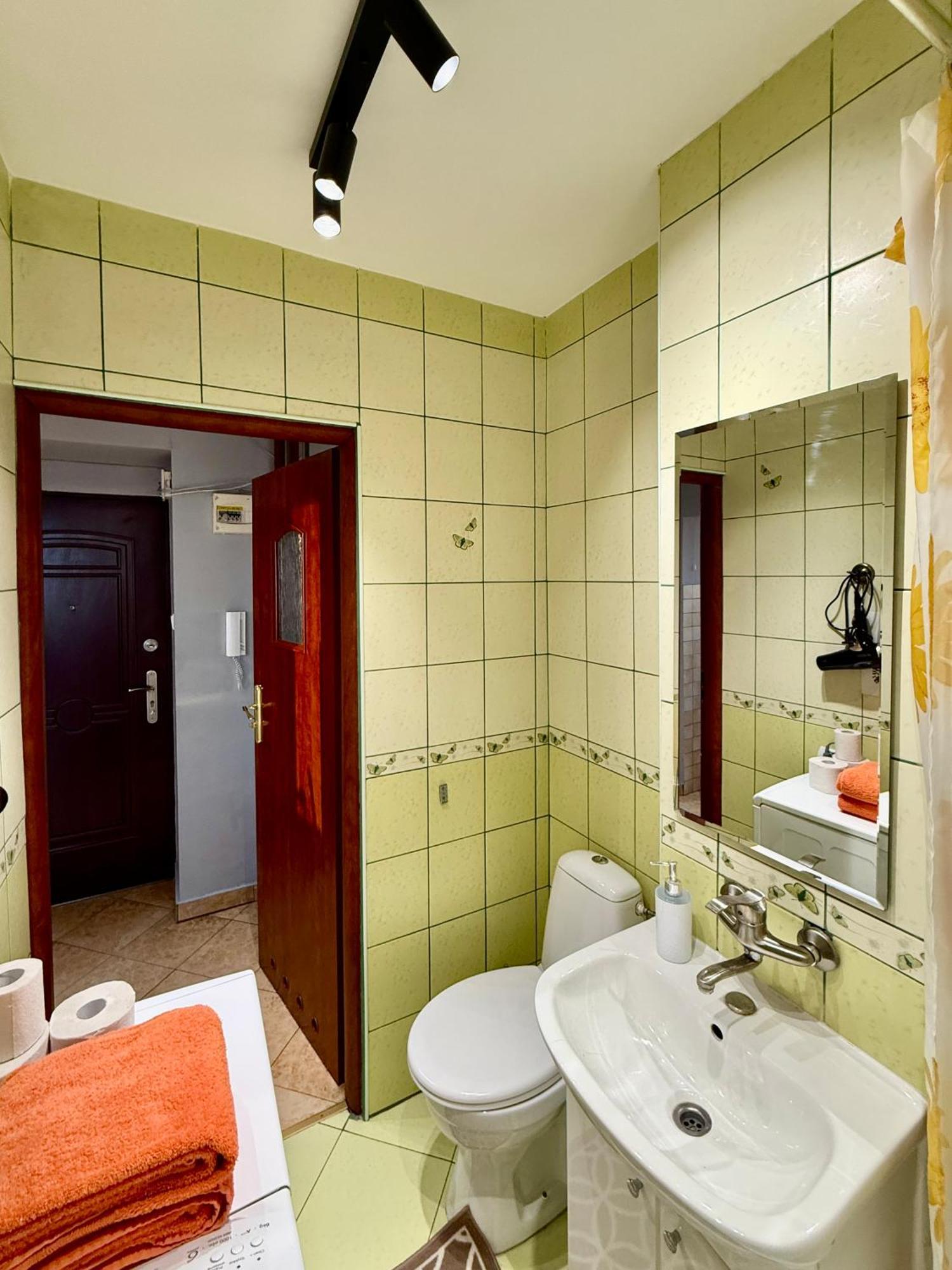 Super Apartment Yellow 2X Metro Fast Wifi 1 Gbs Netflix Panorama Miasta Warschau Exterior foto
